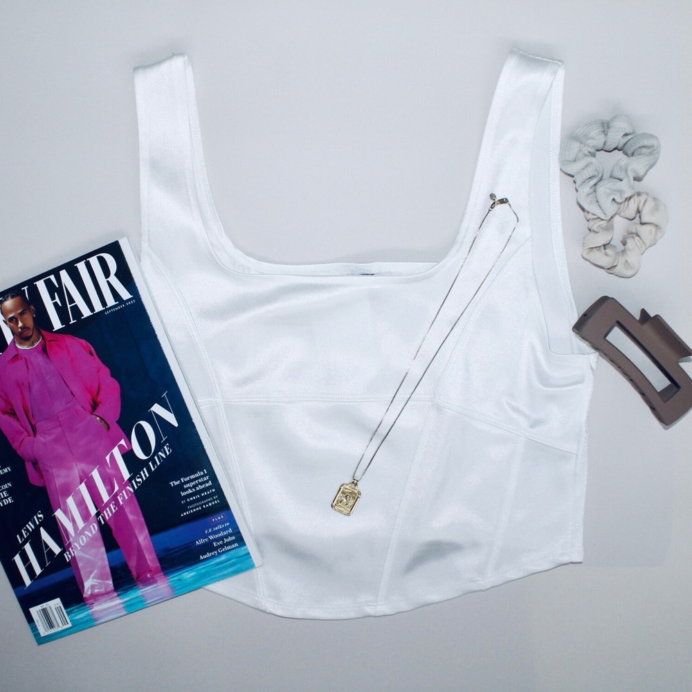 H&M Satin Corset Top